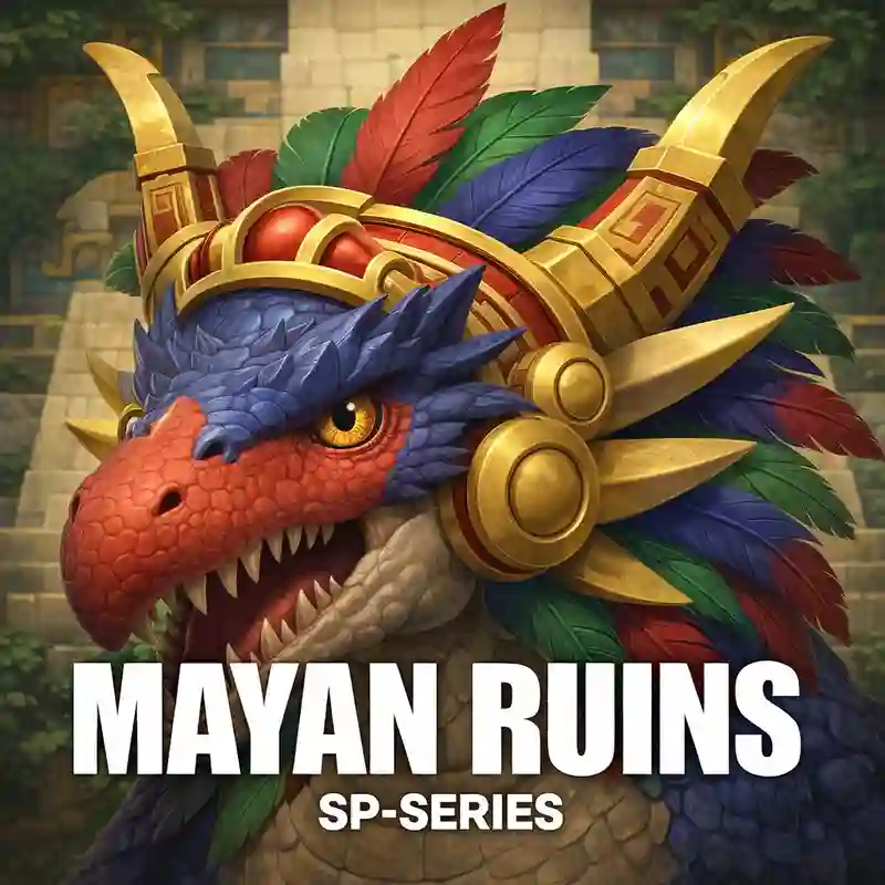 Mayan Ruins slot game interface at 62jl